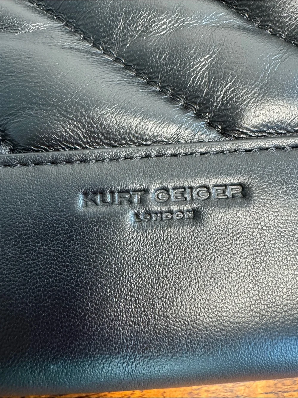 Kurt Geiger London Small Quilted Leather Tote - Picture 7 of 14